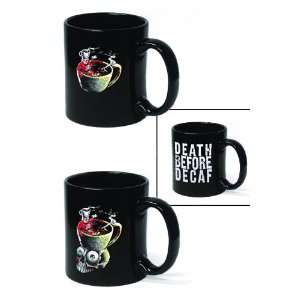  Death Before Decaf Too Much Coffee Man Animated Mug: Toys 