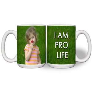  15oz Pro Life Ceramic Coffee Mug I Am Pro Life 3 Kitchen 