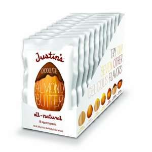 Justins Natural Chocolate Almond Butter (box of 10):  