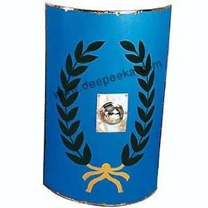  AH3992H   Roman Arena Wooden shield (LEATHER COVERED 