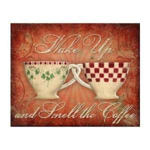 Wake Up and Smell the Coffee Giclee Poster Print by Kate Ward Thacker 