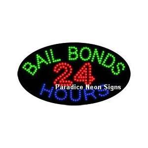 Bail Bonds LED Sign (Oval):  Sports & Outdoors