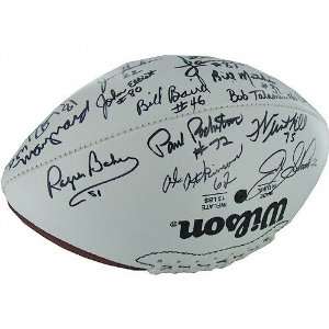 New York Jets 1969 Team Signed Football with 24 Signatures:  