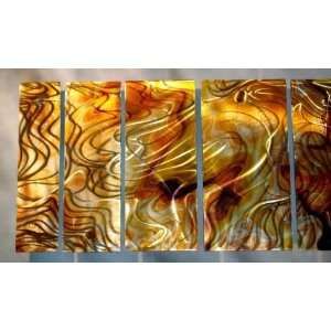   Metal Wall Decor   Unique Artwork   Modern Painting: Home & Kitchen