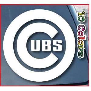  Chicago Cubs Car Window Vinyl Decal Sticker 8 Wide (Color 