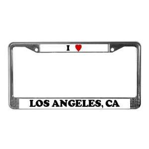  I Love Los Angeles Love License Plate Frame by  