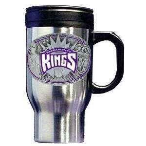    NBA Travel Mug   Pewter Logo Sacramento Kings 