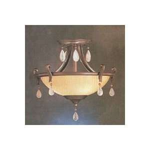    Kichler Westwood Paris 3Lt Semi Flush   3711/3711