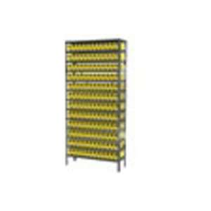   Bin System, Shelving with 30110 Yellow bins