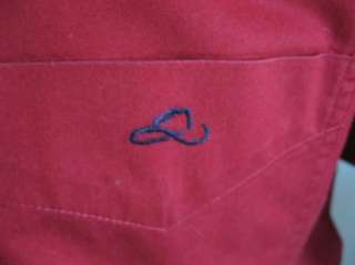 MENS Resistol Rodeo Gear 30X Hill Country RED Shirt L  