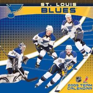  St. Louis Blues 2009 12 x 12 Team Wall Calendar: Sports 