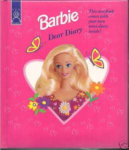 Fun Works Barbie Dear Diary Book 1996 Vintage Mattel  