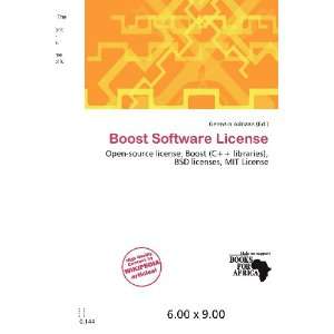    Boost Software License (9786200624147) Germain Adriaan Books