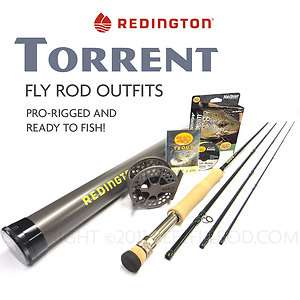 NEW! REDINGTON TORRENT 890 4 8WT FLY ROD OUTFIT   FREE SHIPPING 