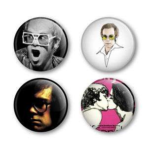 Elton John Badges Buttons Pins Tickets Vinyl Albums  