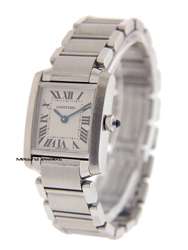 Cartier Tank Francaise Stainless Steel Ladies  