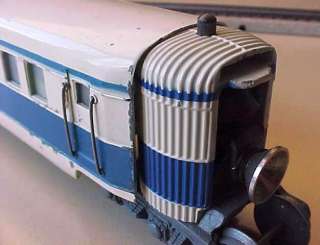 dd MARKLIN HO ST 800 BLUE EXPRESS RAIL CAR Original VINTAGE 1953 