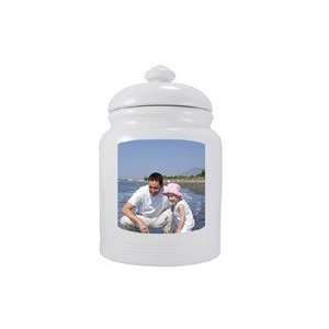   Kitchen Cookie Jar Canister with Your Favorite Photo: Kitchen & Dining