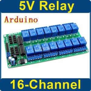 16 Channel 5V Relay Module for Arduino PIC ARM DSP PLC  