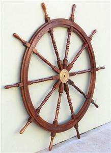 60 Pirate Ship Steering Wheel Helm Nautical Boat Decor  