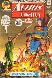 Superman vs. Supergirl Feud of the Titans Action Comics No. 402 