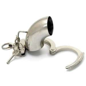 New** Male Chastity Belt Device Handcuff Ring  