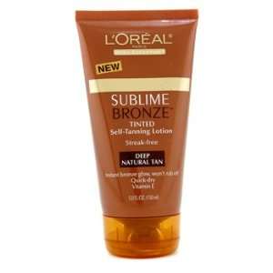   Sublime Bronze Self Tanning Lotion   Deep Natural Tan (Tube )150ml/5oz