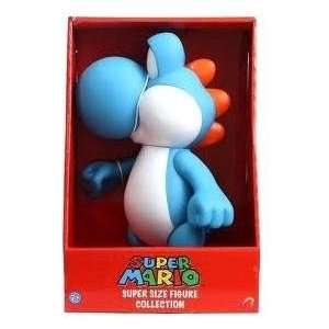  Super Mario super Size Yoshi Figure   Blue 9.5 