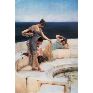  8 x 6 Mounted Print Alma Tadema Silver Favourites