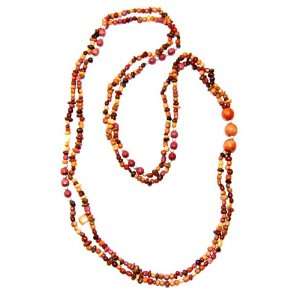  44 in. Exotic Wood Necklace   Sofia Collection Style 4MX Jewelry