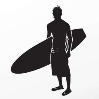 Vinyl Decal Sticker Surfer Surfboard Surf ZK3ZK  