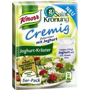 Knorr Salatkoenung Creamy, Yoghurt Herbs  Grocery 
