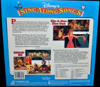 Heigh Ho and Zip A Dee Doo Dah   Disneys Sing A Long Song   Laserdisc 