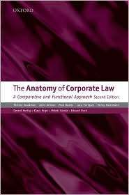 The Anatomy of Corporate Law A Comparative and Functional Approach 