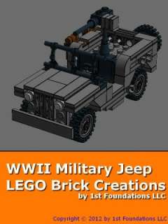   World War 2 Army Jeep   LEGO Brick Instructions by 