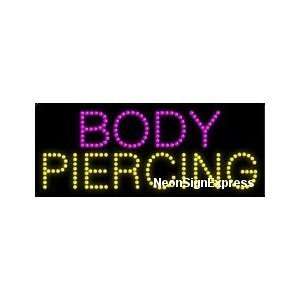  Body Piercing LED Sign 