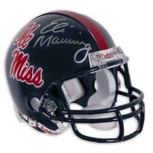  Eli Manning Ole Miss Replica Mini Helmet: Sports 