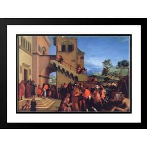 Sarto, Andrea del 24x19 Framed and Double Matted Stories of Joseph 