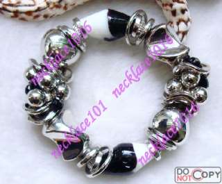 12pcs Murano lampwork glass bead bracelet Free post  