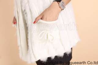 9950 new real rabbit&wool line fur 6 color vest/coat  