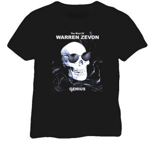 Warren Zevon T Shirt Small to 5XL  