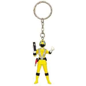Yellow Ranger ~2.5 mini figure keychain [2009 Power Ranger: R.P.M 