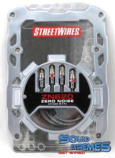 StreetWires Zero Noise ZN6 Audio Interconnect 2 Meter / 6.5 Feet ZN620