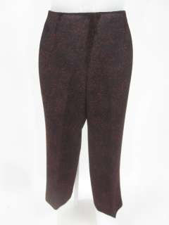   plum spotted long pants slacks in a size 38 these pants are deep