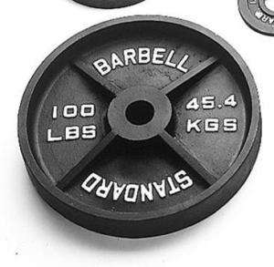 Weight Plates New USA Sports 100 lbs Black Olympic  