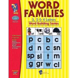  WORD FAMILIES 2 3 & 4 LETTERS: Toys & Games