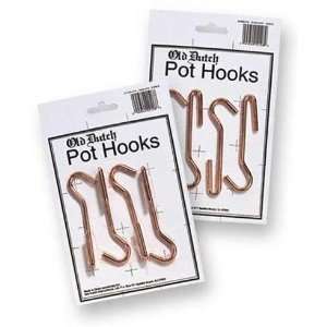   Copper Straight Pot Rack Hooks by Old Dutch