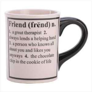  Friend Definition Tribute Gift Coffee Tea Drink Mug Cup 