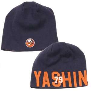  New York Islanders Yashin 79 Knit Beanie (Navy) Sports 