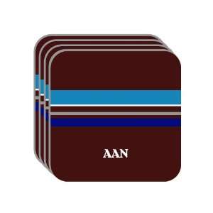  Personal Name Gift   AAN Set of 4 Mini Mousepad Coasters 